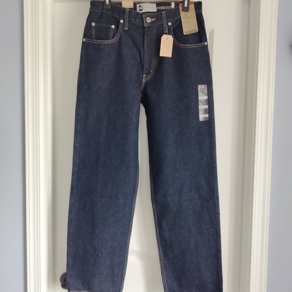Levi's Silvertab '94 Baggy Dark Wash Wide Leg High Waist Jeans Size 29 - Picture 14 of 15
